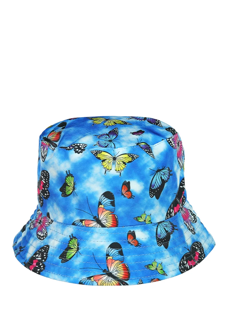 London Rag Butterfly Printed Bucket Hat