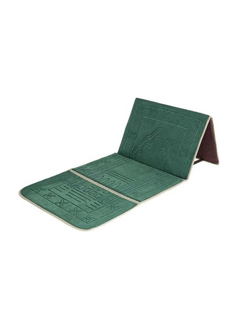 Generic Premium Soft Sajadah with Back Support - Padded Prayer Rug for Ultimate Comfort - Portable Travel Mat with Carrying Pocket - Plush & Foam Praying Carpet - Thick and Luxurious Prayer Mat  - Image 2