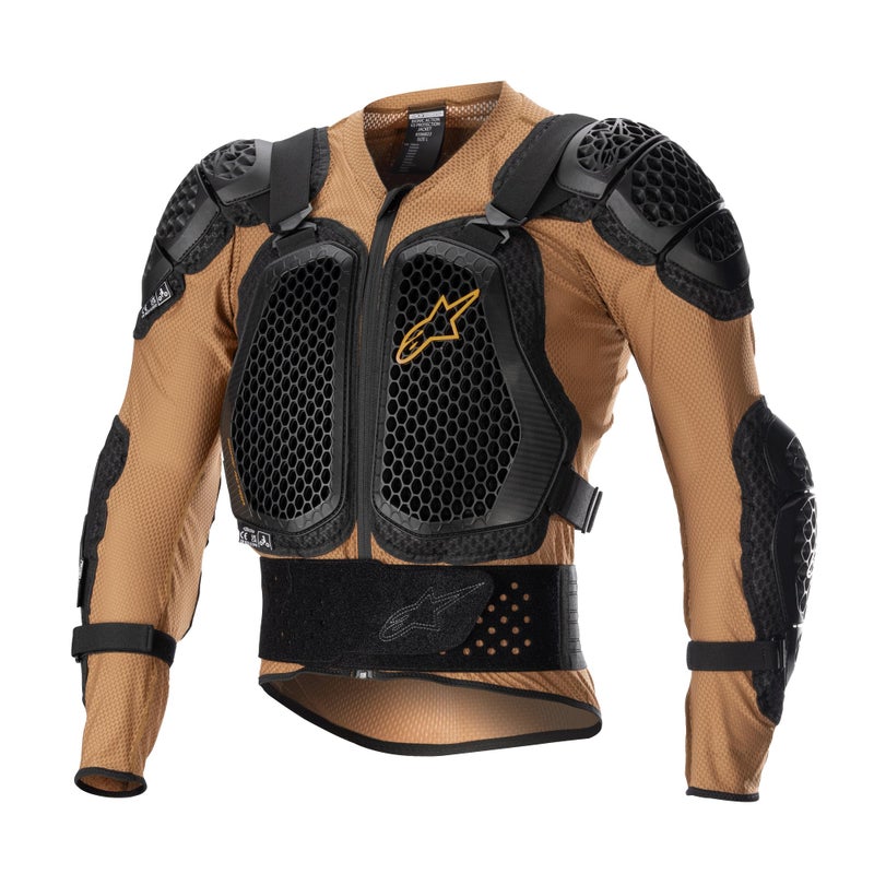 Alpinestars جاكيت ألبينستارز بيوونيك أكشن V2 (أسود رملي برتقالي، كبير) - Image 1