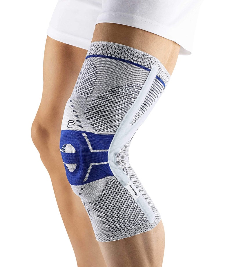 Bauerfeind GenuTrain P3 Patella Knee Support For Misalignment of the Kneecap Right Knee Size 3 Color Titanium Previous Generation - Image 2