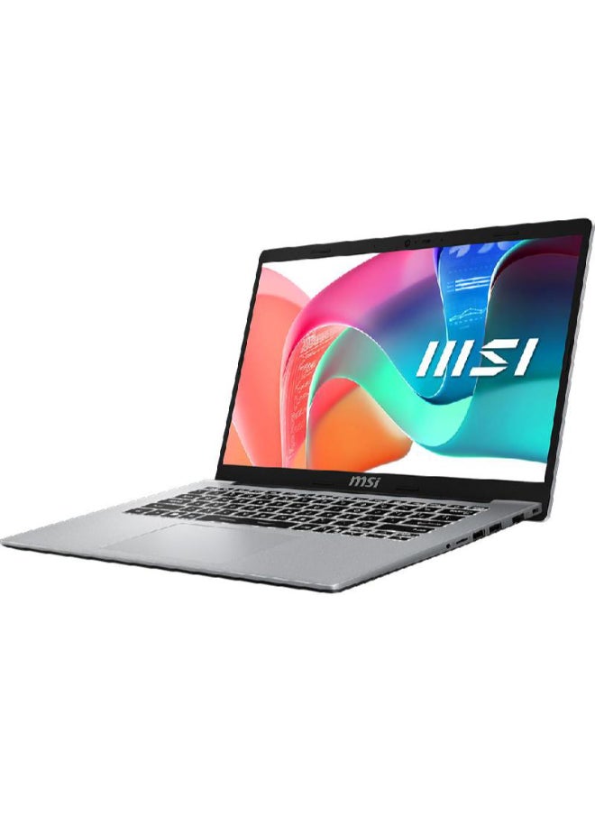 MSI Modern 14  Laptop With 14 Inch Full HD(1920X1080) IPS Display,Intel Core i7 150U Processor/16GB RAM DDR5/512GB SSD/Windows 11 Home/ English/Arabic Urban Silver  - Image 2