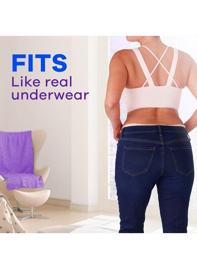 Always Discreet ملابس داخلية للنساء بعد الولادة وحالات سلس البول، قصة كلاسيكية، مقاس كبير جدًا، أقصى قدر من الامتصاص، للاستخدام مرة واحدة، 15 قطعة (عبوة من قطعة واحدة) (قد تختلف العبوة) - Image 4