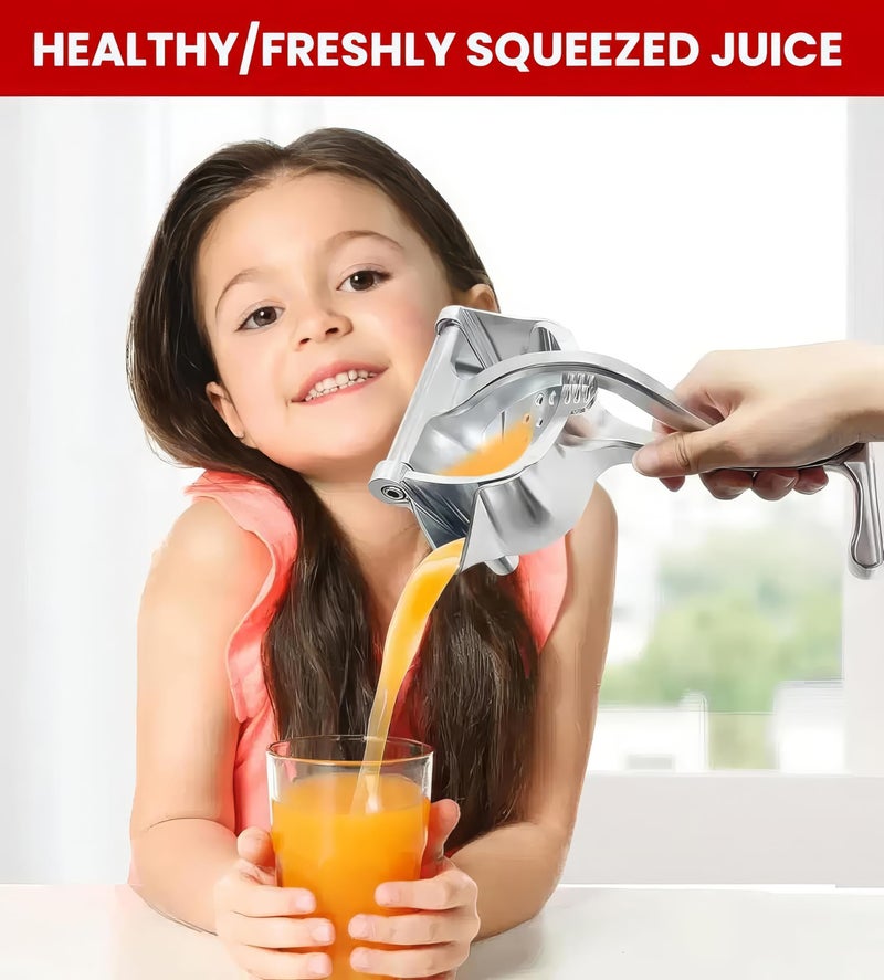 KWER Fruit juices Aluminium Manual Juicer Alloy Fruit Hand Squeezer Heavy Duty Lemon Orange Juicer Manual - Image 5