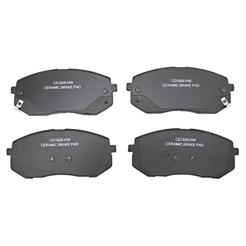 TRQ Front Brake Pads Ceramic Compatible with 2019-2021 Hyundai Kona Electric 2015-2019 Sonata 2016-2020 Kia Optima - Image 4