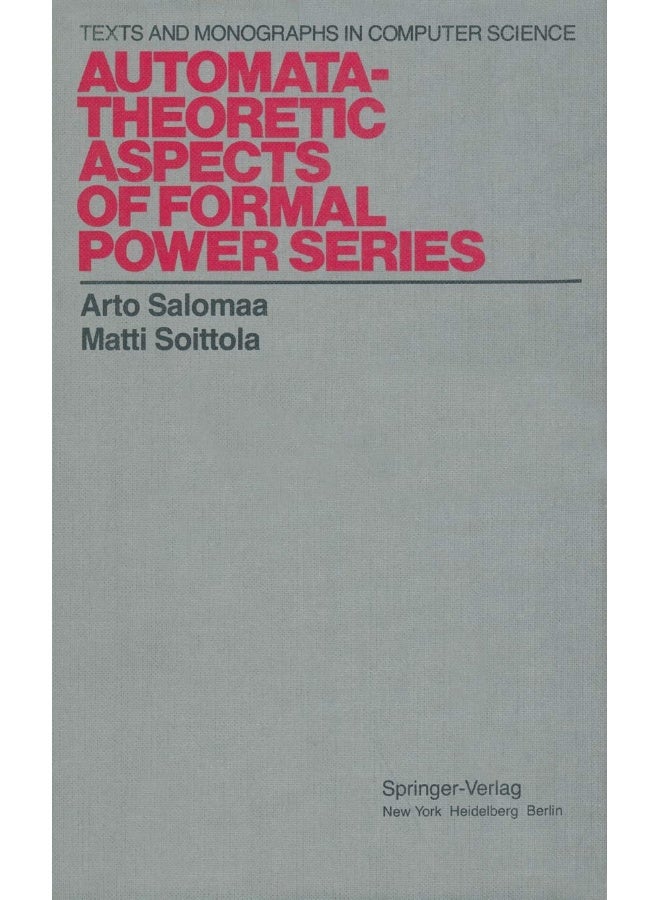 Automata-Theoretic Aspects of Formal Power Series