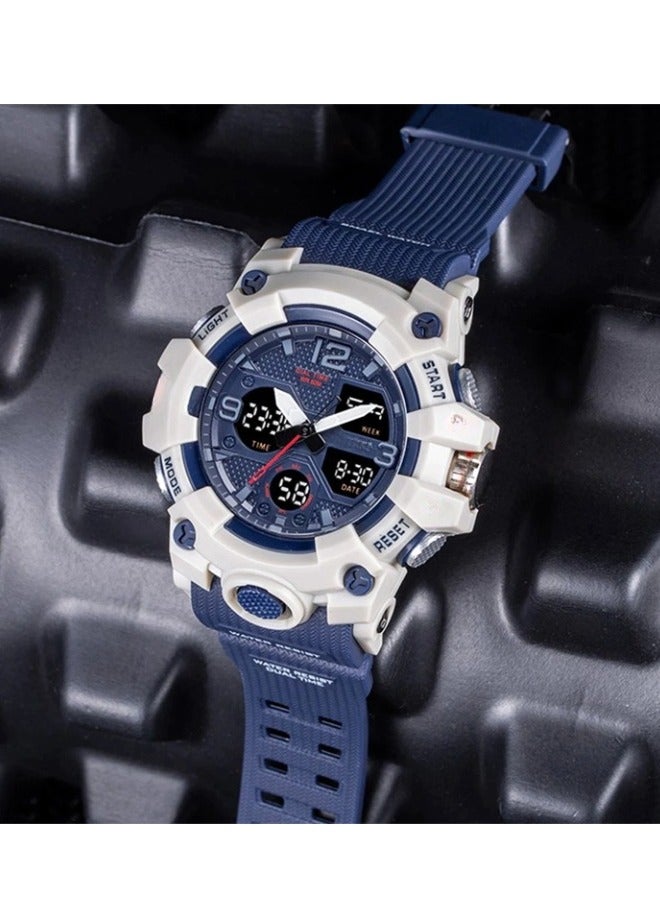 Elanova A wristwatch with hands and a digital display, waterproof, with a durable strap, perfect for daily life Model EL907. - Image 4