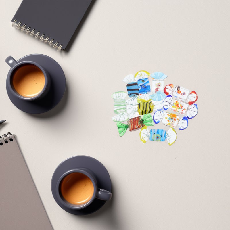 🏠 زينة حلوى من الزجاج مصنوعة يدويا لتزيين المنزل متينة وجذابة - Image 4