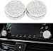 CUCHIYUN 2 pcs Bling Volume Sound Radio Switch Knob Navigation Knob Trim Cover Crystal Rhinestones Trim Compatible with Honda Accord Accessory Sport EX EXL Touring 2021 2020 2019 2018 - Image 2