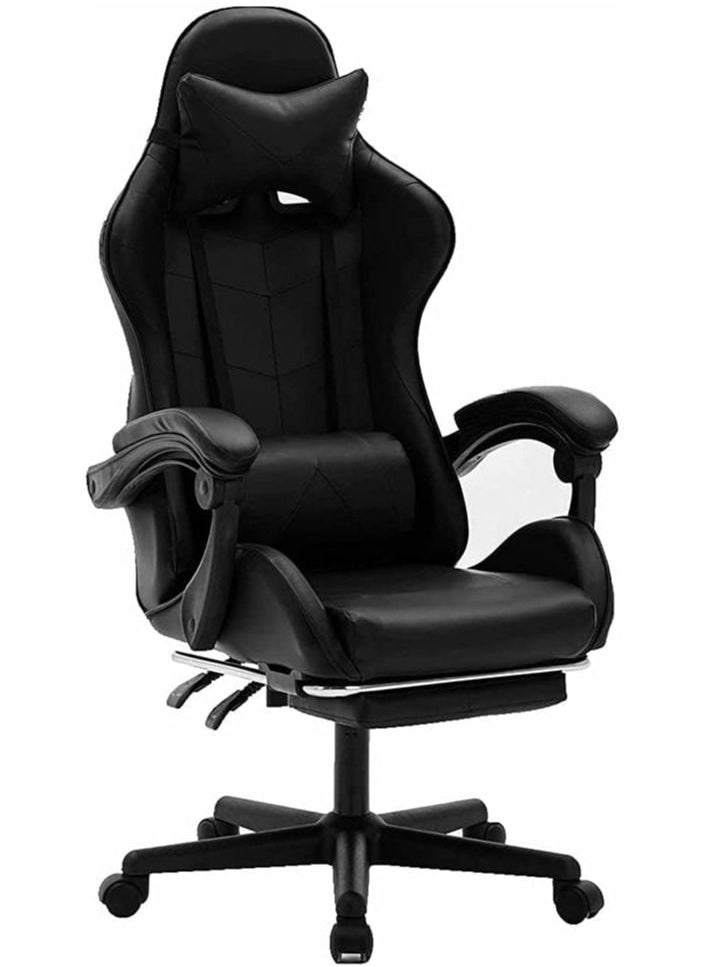 KARNAK Gaming Chair Ergonomic Executive PUBG-3D 360° Rolling Swivel Reclining Computer Chair PU Leather Adjustable Height with Headrest Pillow Cushion & Lumber Support Back, Premium Foam  - Image 1