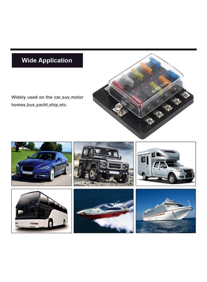 NIBEMINENT 10-Way Blade Fuse Box - Image 4
