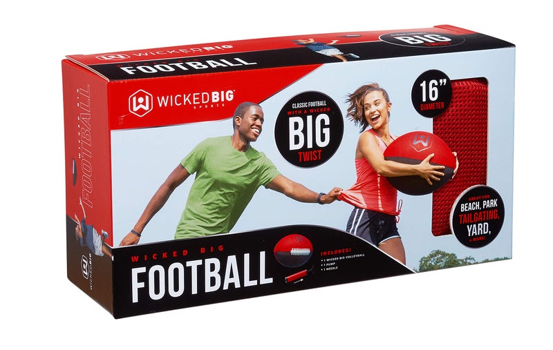 Wicked Big Sports Football Ball-Supersized Football Ball Outdoor Sport Tailgate Backyard Beach Game Fun for All - Image 4