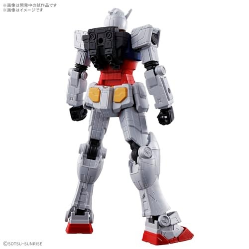 BANDAI Spirits Entry Grade EG RX-78F00/E Gundam 1/144 Scale Color-Coded Plastic Model - Image 2
