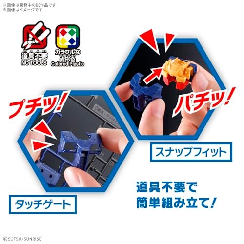 BANDAI Spirits Entry Grade EG RX-78F00/E Gundam 1/144 Scale Color-Coded Plastic Model - Image 4