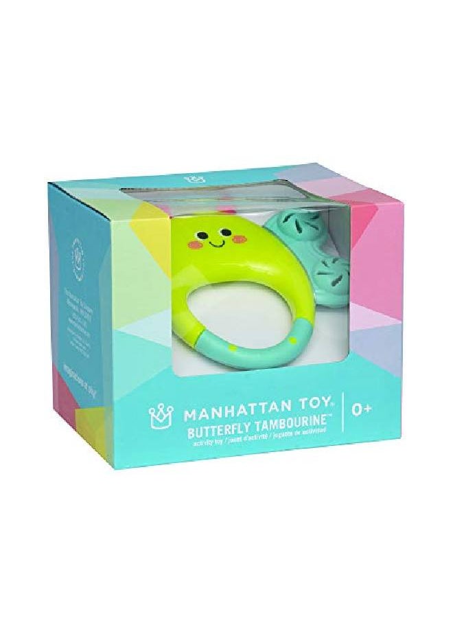 Manhattan Toy - Butterfly Tambourine Musical Baby Rattle - Image 1