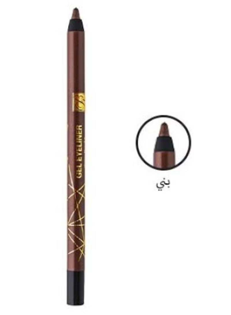 روز بيري قلم تحديد العيون روزبيري طويل الأمد ومقاوم للماء كحل - ١١١ (بنى)