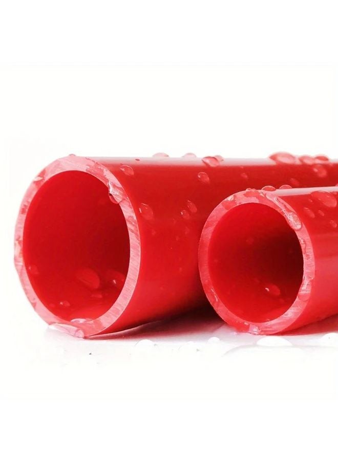 1M Length Red PVC Water Pipe 40mm Outer Diameter For Garden Irrigation Aquarium - Image 3