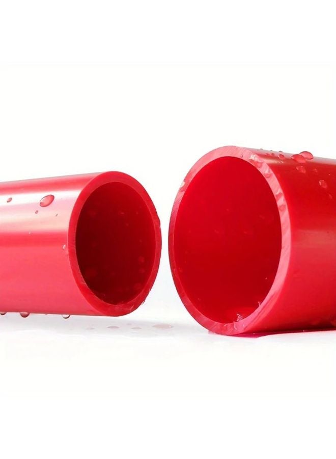 1M Length Red PVC Water Pipe 40mm Outer Diameter For Garden Irrigation Aquarium - Image 5