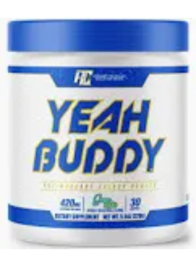 مكمل غذائي RC YEAH BUDDY PREWORKOUT بنكهة التفاح الأخضر 420 غرام