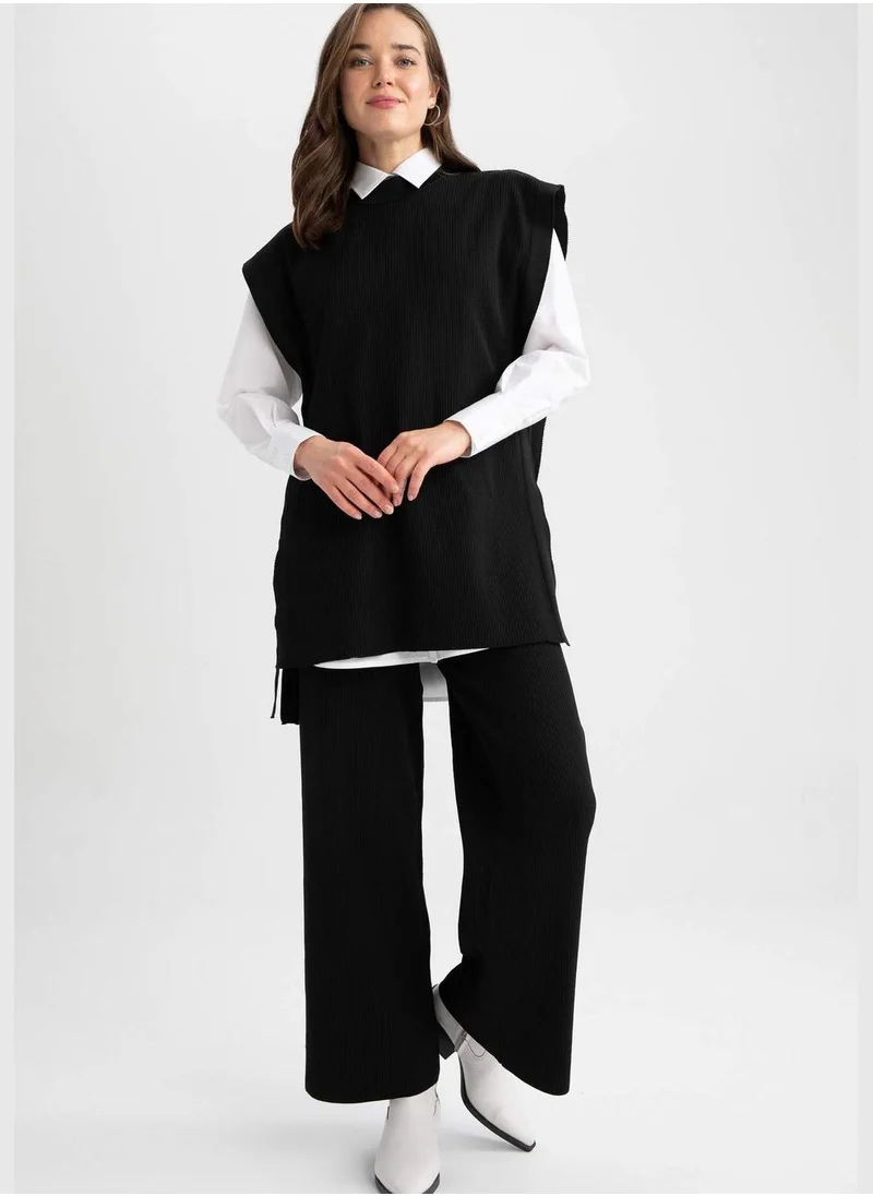 ديفاكتو Woman Crew Neck Tricot Vest