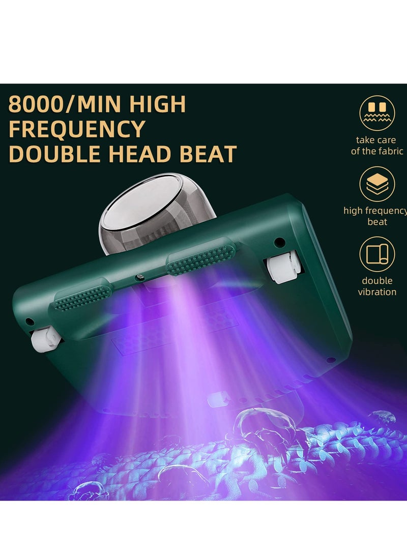 SYOSI Bed Vacuum Cleaner,Handheld UV Mattress Vacuum Cleaner,Wireless Mite Remover Cleaning Machine,Bed Dust Vacuum Machine Effectively Clean Up Bed, Pillows, Cloth Sofas, and Carpets, Green  - Image 4