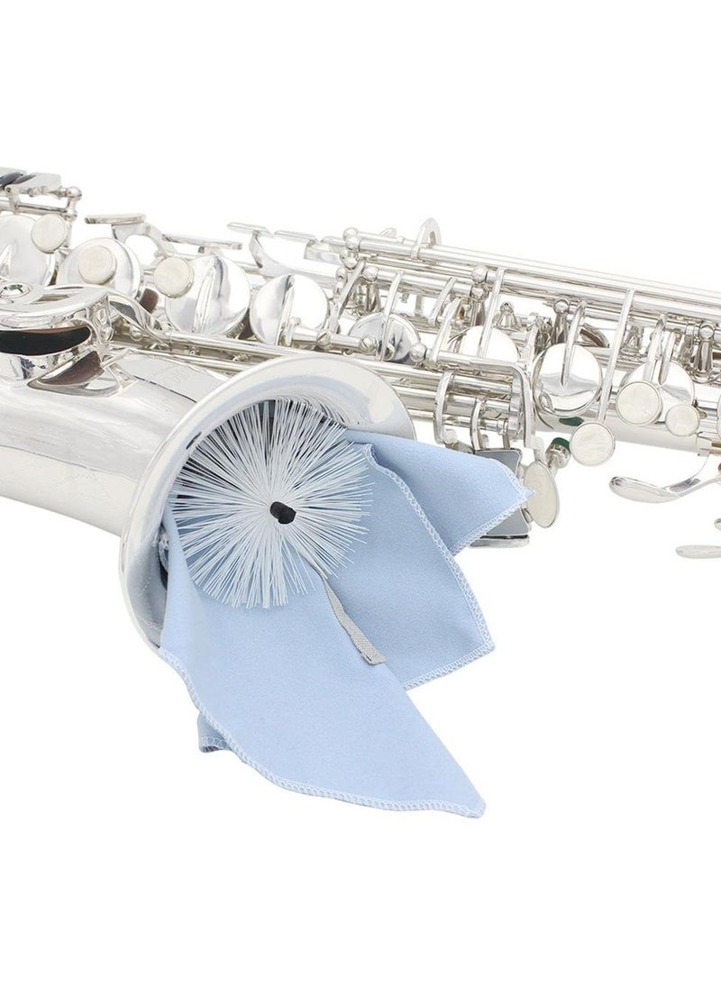 SYOSI SYOSI Saxophone Cleaning Cloth, Sax Cleaning Brush Durable Sax Cleaning Cloth Sax Cleaner Sax Cleaning Kit Cleaning Tool for Alto Sax  - Image 2