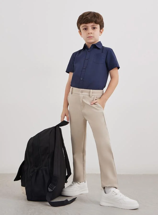 Styli Styli Toddler Boys school uniform pants