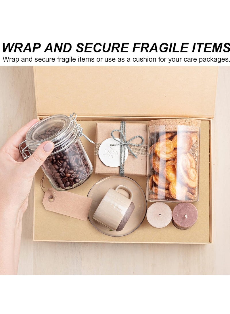 20-Piece Brown Kraft Gift Wrapping Paper – 50x70cm Tissue Paper for DIY Crafts, Birthday, Wedding, Holiday & Rustic Art Projects - Image 4