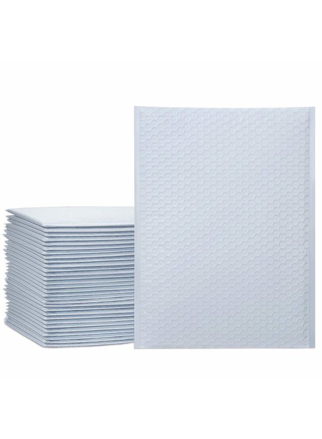 UCGOU Bubble Mailers 10.5x16 Inch White 25 Pack Poly Padded Envelopes Large #5 Mailing Packages Opaque Packaging Postal Self Seal Adhesive Waterproof Boutique Shipping Bags for Clothes - Image 1