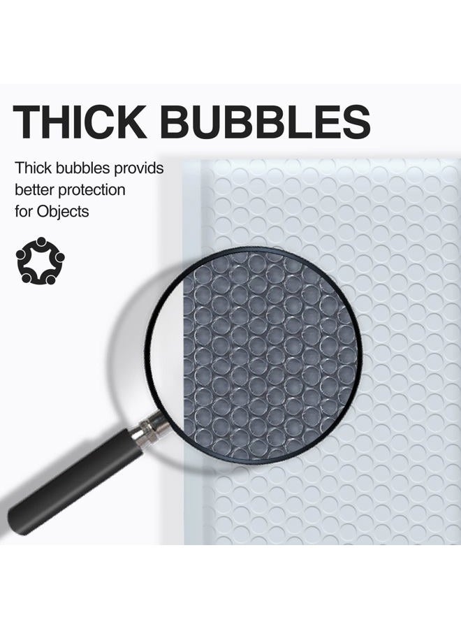 UCGOU Bubble Mailers 10.5x16 Inch White 25 Pack Poly Padded Envelopes Large #5 Mailing Packages Opaque Packaging Postal Self Seal Adhesive Waterproof Boutique Shipping Bags for Clothes - Image 4