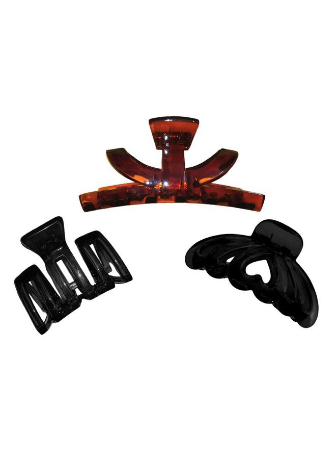 Nat Hair Clip/Clutchers/Claw For Women & Girls Pack Of 3 - Image 2