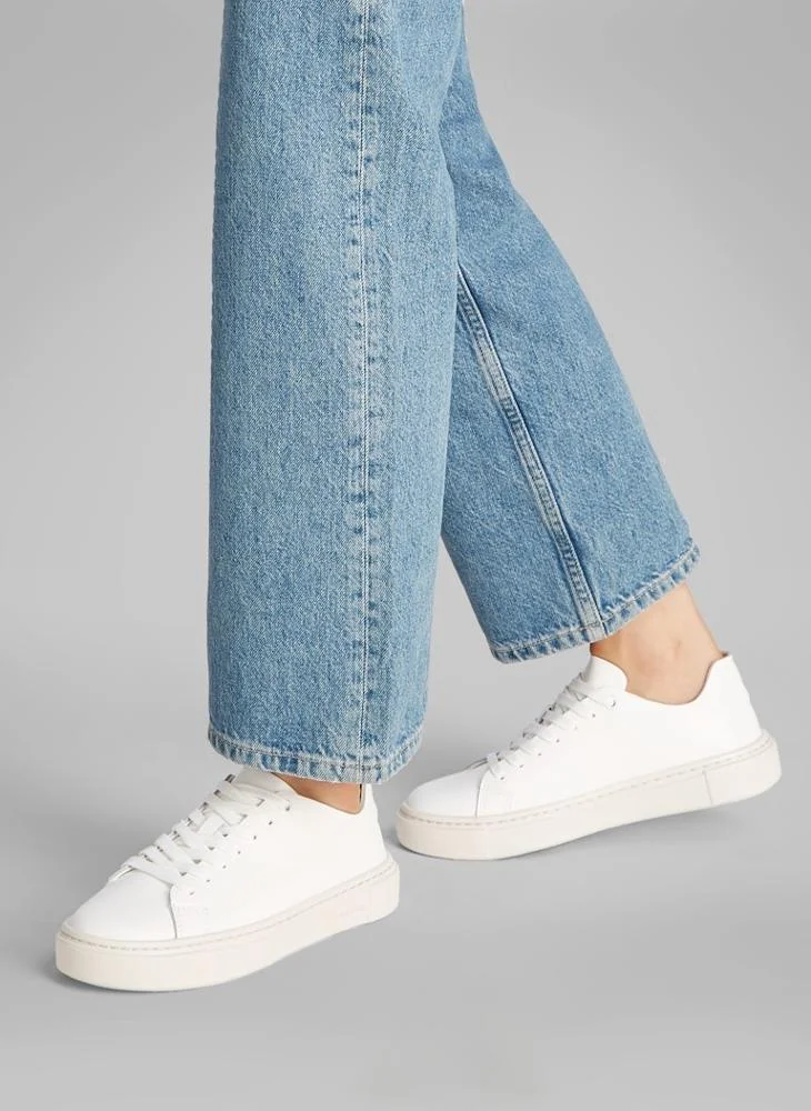 CALVIN KLEIN LACE UP CUPSOLE TRAINERS