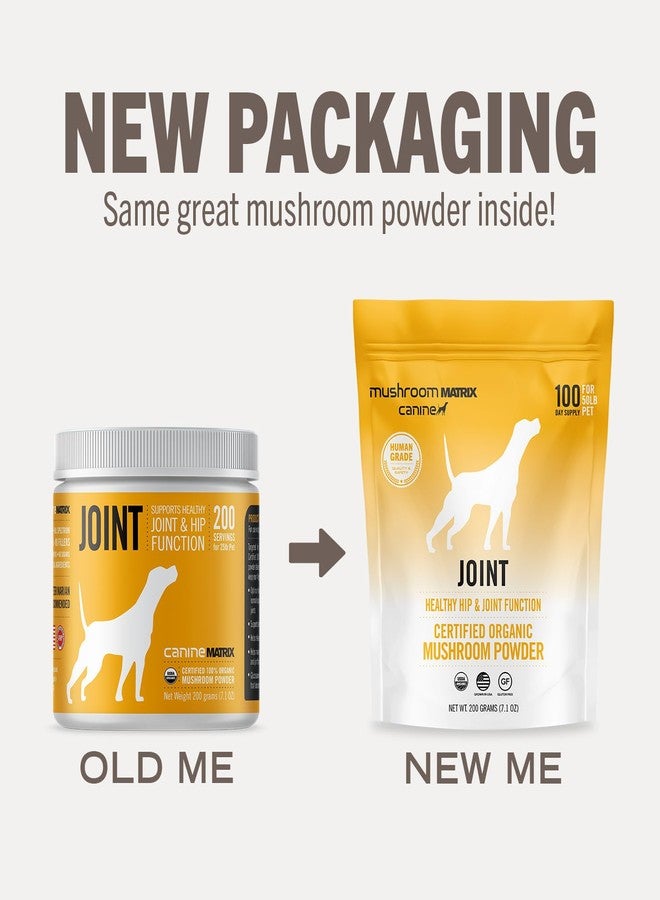 mushroom Matrix Om Mushroom Matrix Mushroom Joint & Hip Pet Supplement, Promotes Resilient Bones & Joints for Dogs & Cats, 200 Grams, 7.1 oz - Image 5