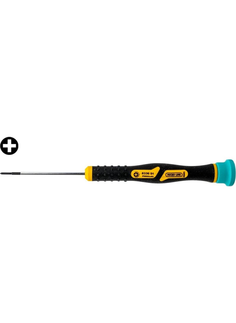 NAREX - 833651 Electronics Type Terminal Block Phillips Head Screwdriver PH000X60 mm - Image 1
