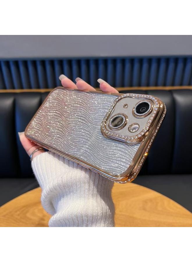 اس-توب جراب لهاتف iPhone 14 Plus من مادة TPU اللامعة ذات التموجات المائية الماسية المتدرجة - Image 1