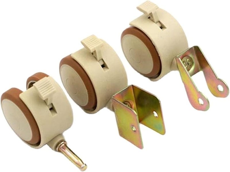 Universal Caster Wheel With Brake Lever Splint Mute Rolling B Style 1 Piece - Image 4