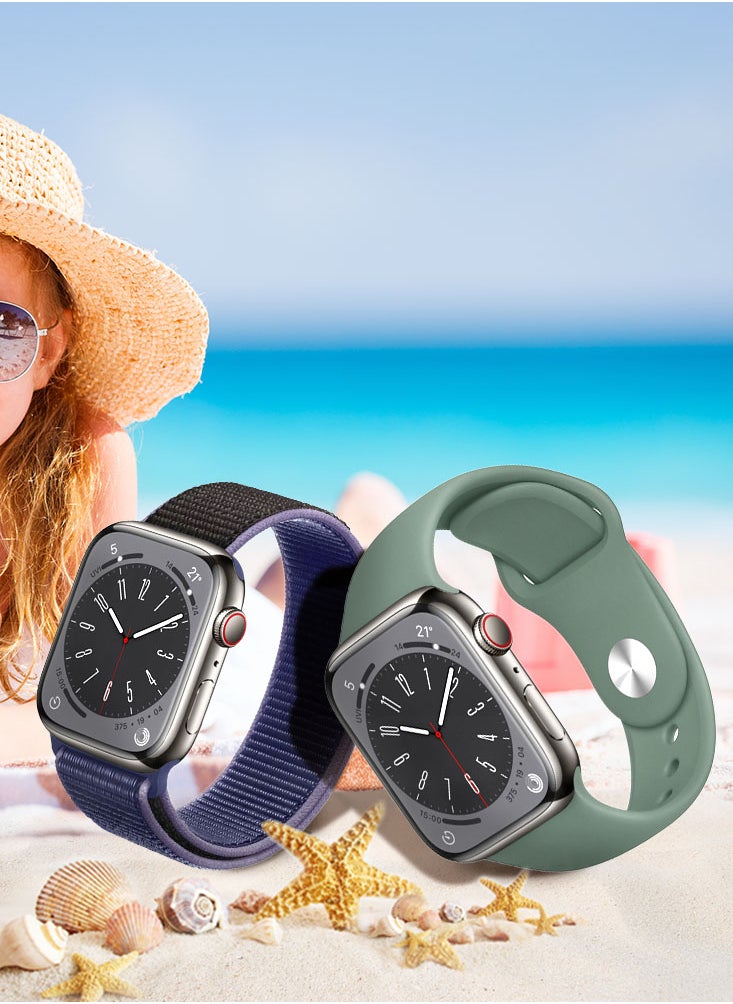 Perfii 3 قطع بديلة لساعة Apple Watch 41/40/38mm Series 8/7/6/5/4/SE  - Image 2