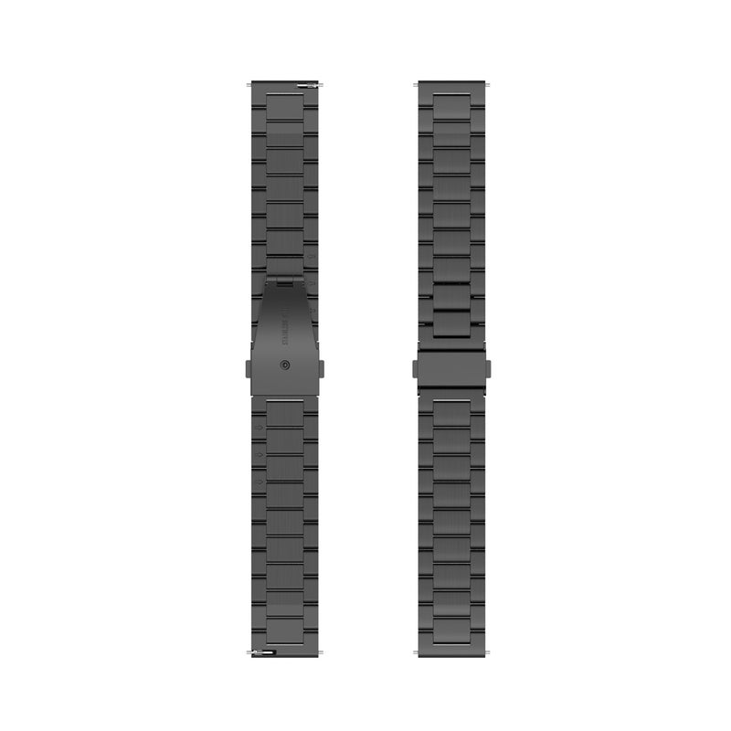 erorex For Huawei Gt 3 Pro 43Mm Three-Bead Metal Steel Watch Band(Black Gold) - Image 4