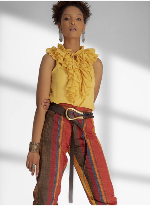 Bedo Raffled sleevless Top