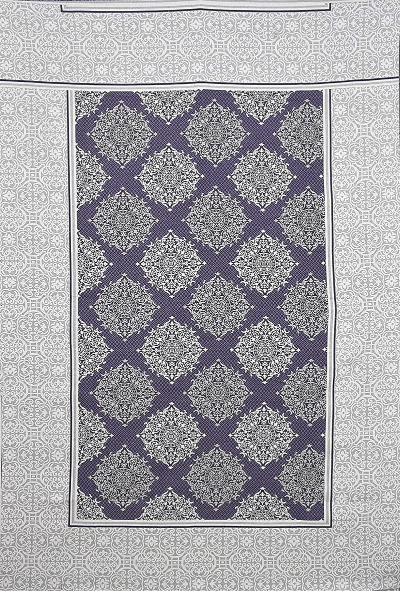 SpangleHomes 500 TC Weaved Thick Cotton Reversible Bedsheet/Bedcover for Diwan Bed-1 Single Bedcover,5 Cushion Covers,2 Booster Covers (Sunshine Wine/Purple, Diwan Set (1+2+5)) - Image 4