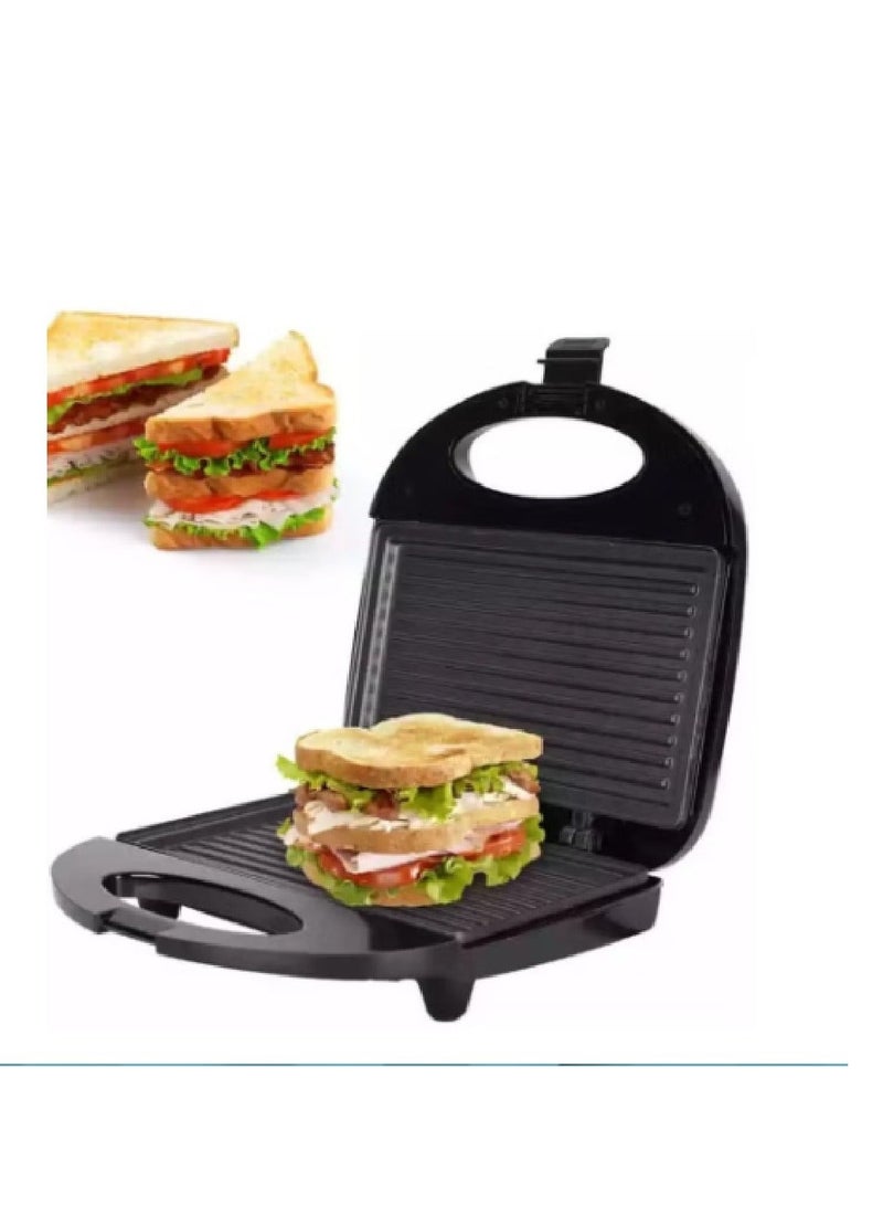 Denx Sandwich Maker 850W - Black - Image 1