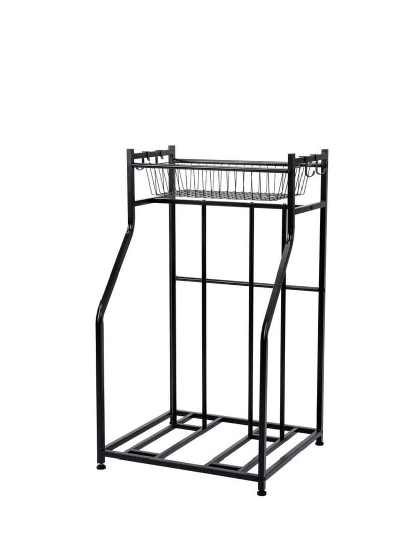 Homesmiths Homesmiths Indoor Outdoor Bike and Sports Storage with 2 Bike Parking Station23.75x21.5x41"  - Image 3