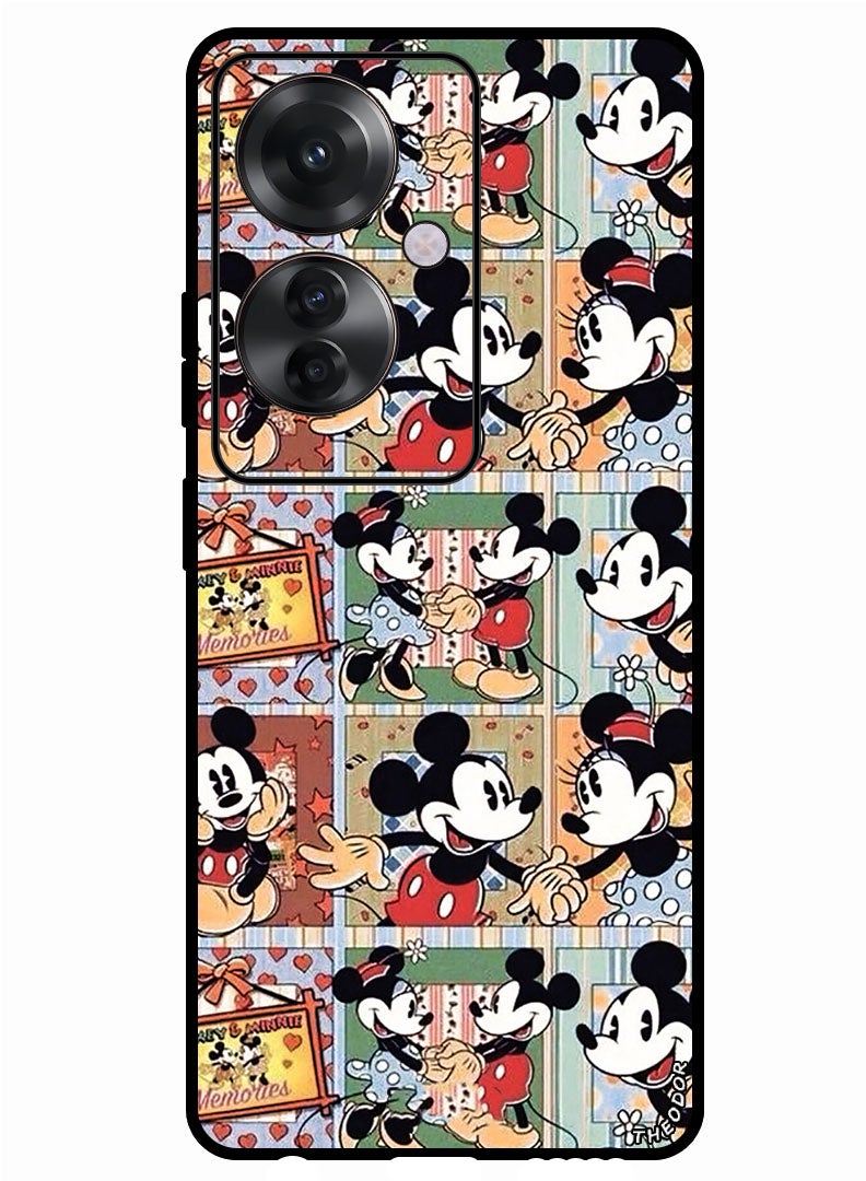 Theodor Protective Case Anti Scratch Shock Proof Bumper Cover For Oppo Reno 11F Mickey (2) - Image 1
