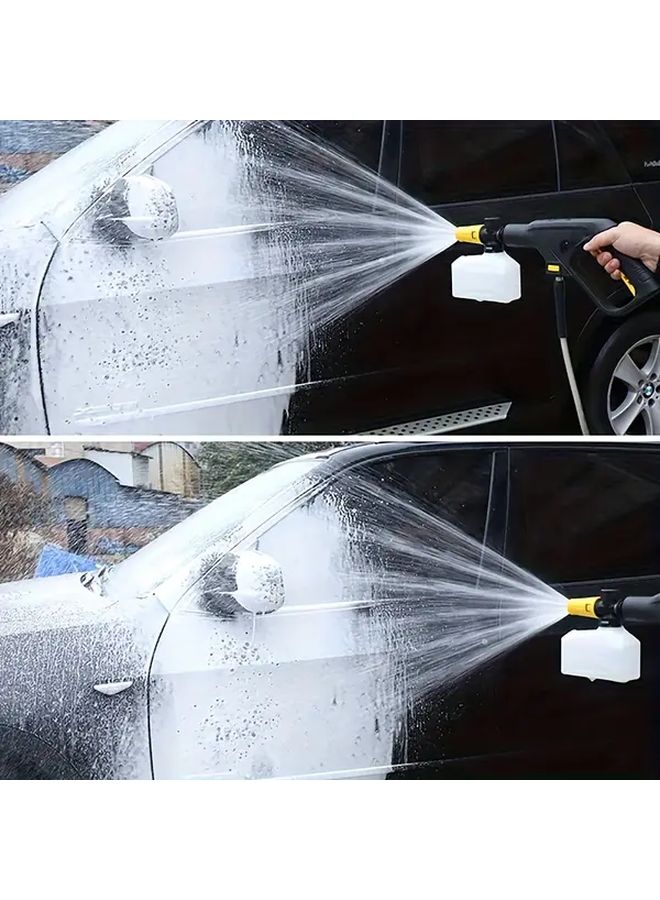 1pc Car Wash Gun High Pressure Foam Spray Bottle Adjustable Snow Foam Sprayer Durable Filter Design Dense Snowflake Foam For 1 4 Quick Connect Water Gun 13 53oz Vehicle Cleaning Tool Auto Detailing Equipment Compact Leakproof Nozzle Reinforced Material Professional Detailers Cleaners - Image 3