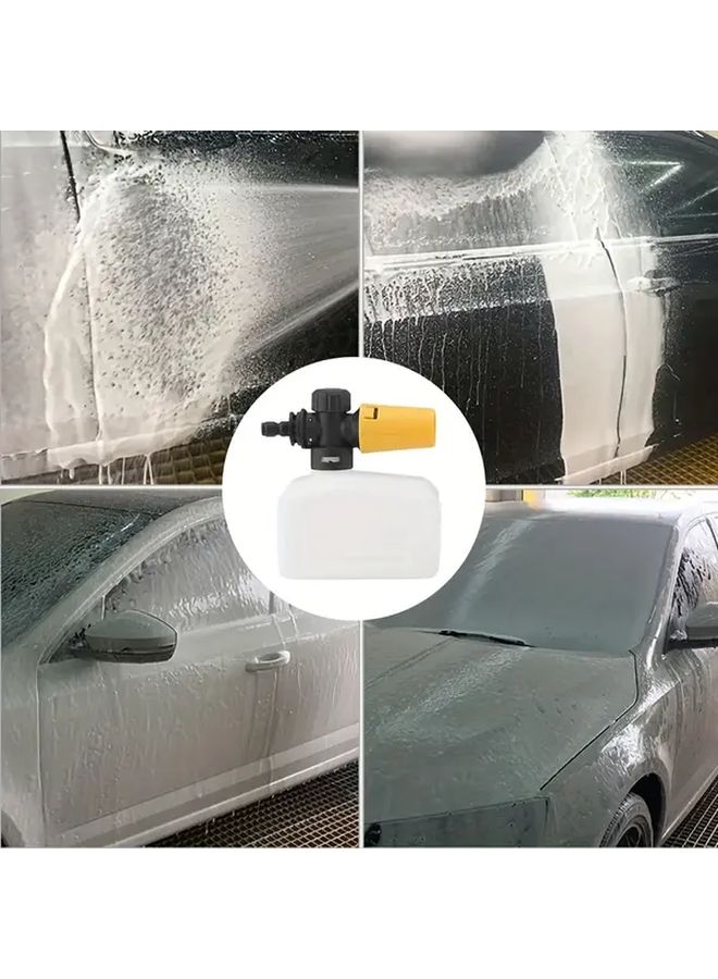1pc Car Wash Gun High Pressure Foam Spray Bottle Adjustable Snow Foam Sprayer Durable Filter Design Dense Snowflake Foam For 1 4 Quick Connect Water Gun 13 53oz Vehicle Cleaning Tool Auto Detailing Equipment Compact Leakproof Nozzle Reinforced Material Professional Detailers Cleaners - Image 5