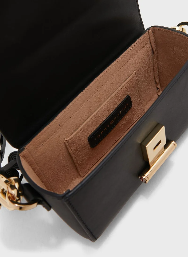 TOMMY HILFIGER Turnlock Bar Mini Crossbody