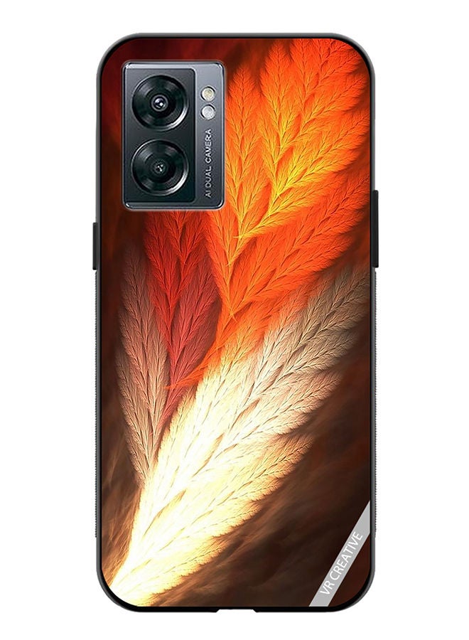 VR CREATIVE Protective Case Cover For OnePlus Nord N300 Feather Design Multicolour - Image 1