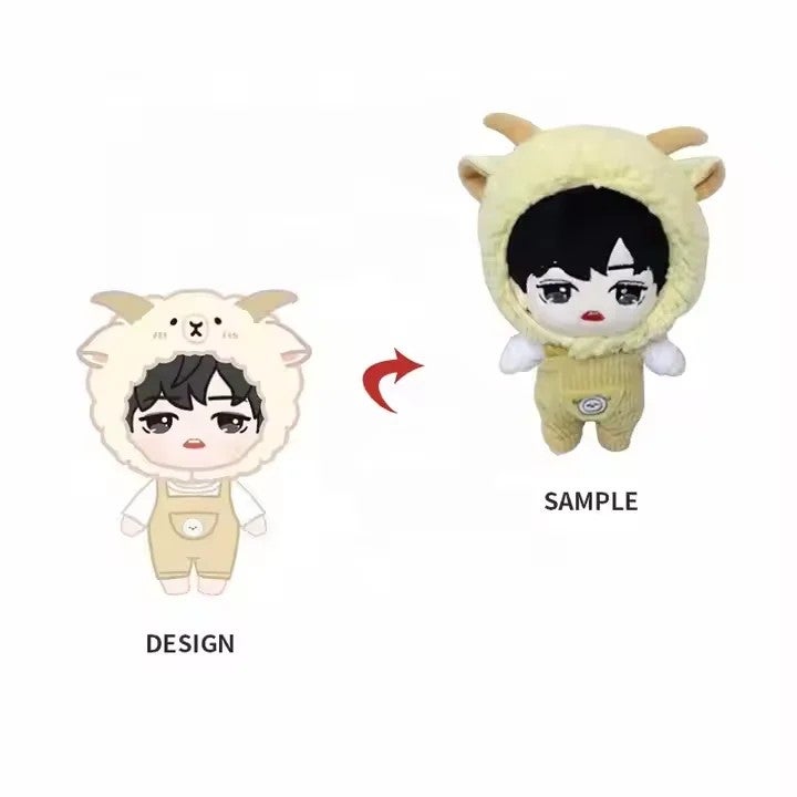 Y&D Plushie Maker Low MOQ Stuffed Anime Plush Toys 10cm 20cm 30cm Kpop Cotton Doll with Your Design - Image 5