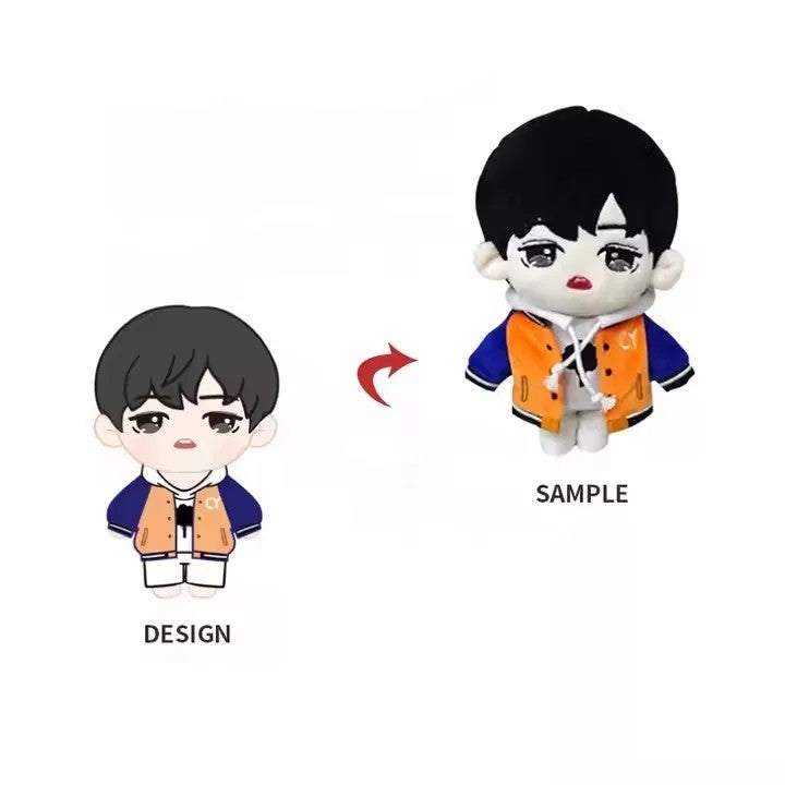 Y&D Plushie Maker Low MOQ Stuffed Anime Plush Toys 10cm 20cm 30cm Kpop Cotton Doll with Your Design - Image 3