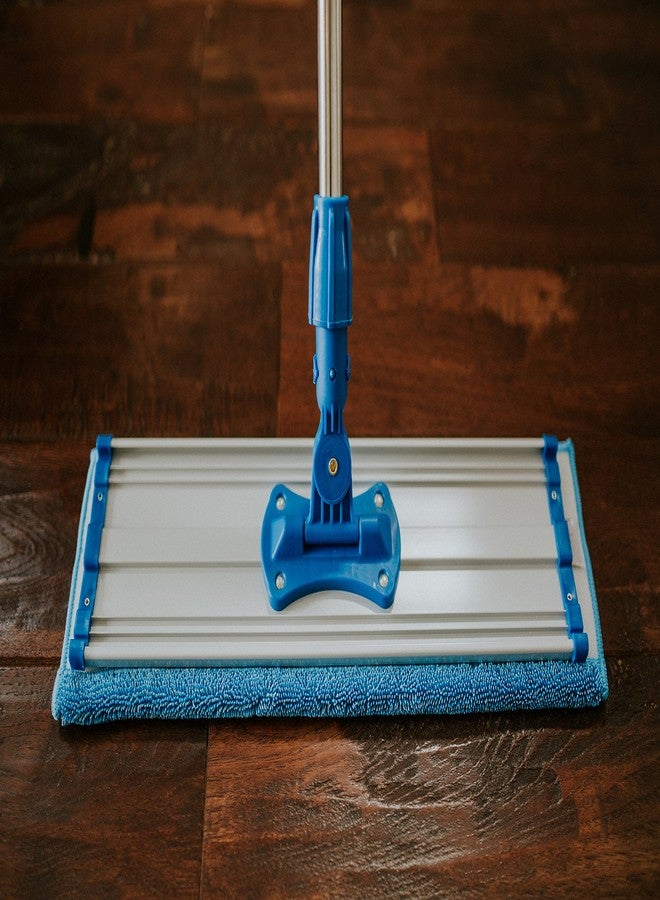 Zflow Ventures 18" Microfiber Wet and Dry Mop Pads 3-Pack - Premium Commercial Grade Washable Pads (18", Blue) - Image 4