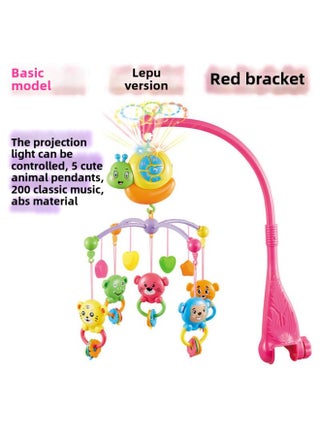 Newborn Baby Toy Bed Bell Rotating Music Hanging Bell 0-3 Months 6 Baby Bedside Pendant Rattle Baby Artifact-Color:Basic Pendant Red Stand-Specifications:Cradle Melody Music Edition + Charging - pzsku/Z873FED922F5F8B663E4BZ/45/1743655359/fd1bc00c-cc28-45c5-b2a0-74b693524485